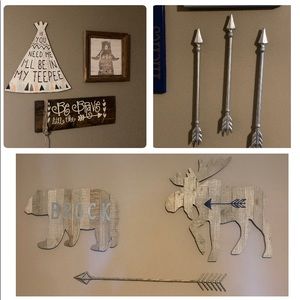 Woodland themed wall decor